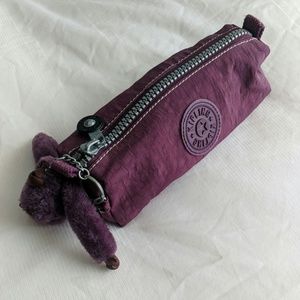 Kipling purple pencil case